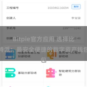 Bitpie官方应用 选择比特派：最安全便捷的数字资产钱包