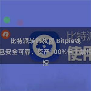 比特派转账教程 Bitpie钱包安全可靠，资产100%自主掌控