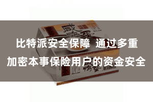 比特派安全保障  通过多重加密本事保险用户的资金安全