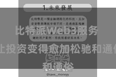 比特派Web3服务  让投资变得愈加松驰和通俗